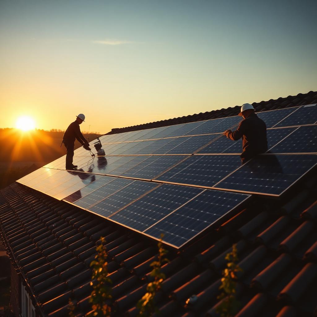 Erste PV-Projekte